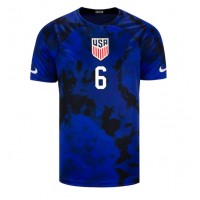 Camisa de Futebol Estados Unidos Yunus Musah #6 Equipamento Secundário Mundo 2022 Manga Curta